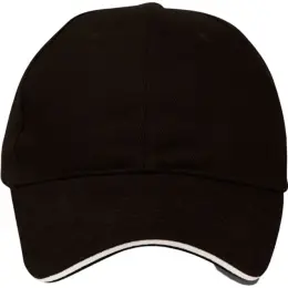 FWRD Promo Sandwich Cap Black-White Front